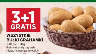 Bułki grahamki wszystkie promocja w Stokrotka