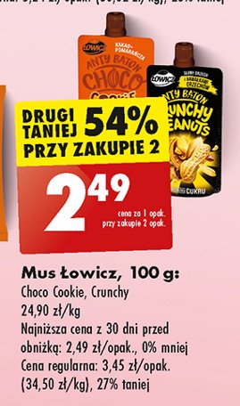 Mus crunchy peanuts Antybaton promocja