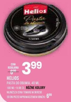 Pasta do obuwia HELIOS różne kolory promocja w Drogerie Natura