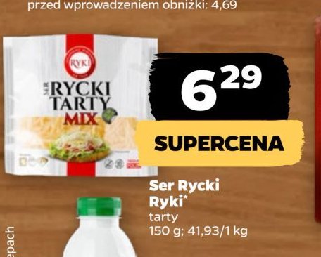 Ser rycki tarty mix Ryki promocja w Netto