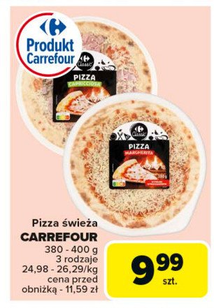 Pizza margharita Carrefour classic promocja