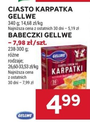 Babeczki Gellwe promocja w Stokrotka