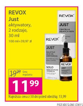 Serum centella REVOX JUST promocja