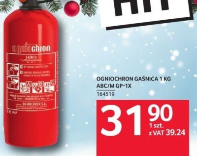 OGNIOCHRON gaśnica 1 kg ABC/M GP-1X promocja w Selgros