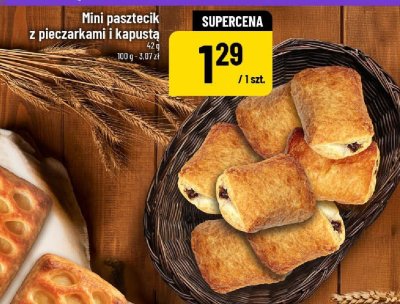 Mini pasztetcik z pieczarkami i kapustą promocja w POLOmarket