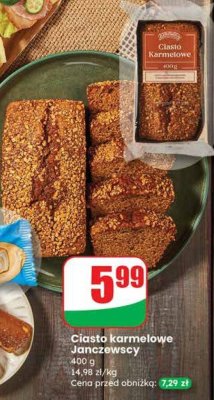 Ciastko karmelowe  promocja w Dino