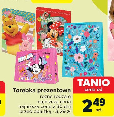 Torebka prezentowa kubuś puchatek promocja