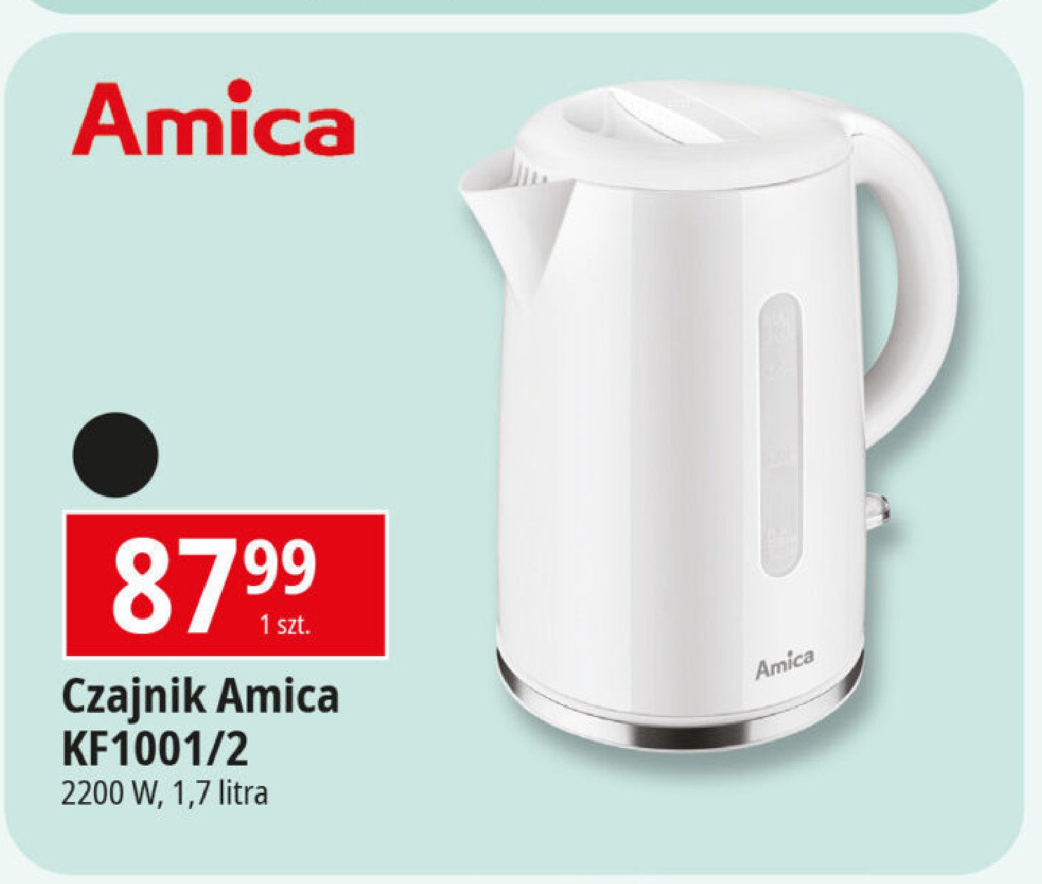 Czajnik kf 1002 Amica promocja