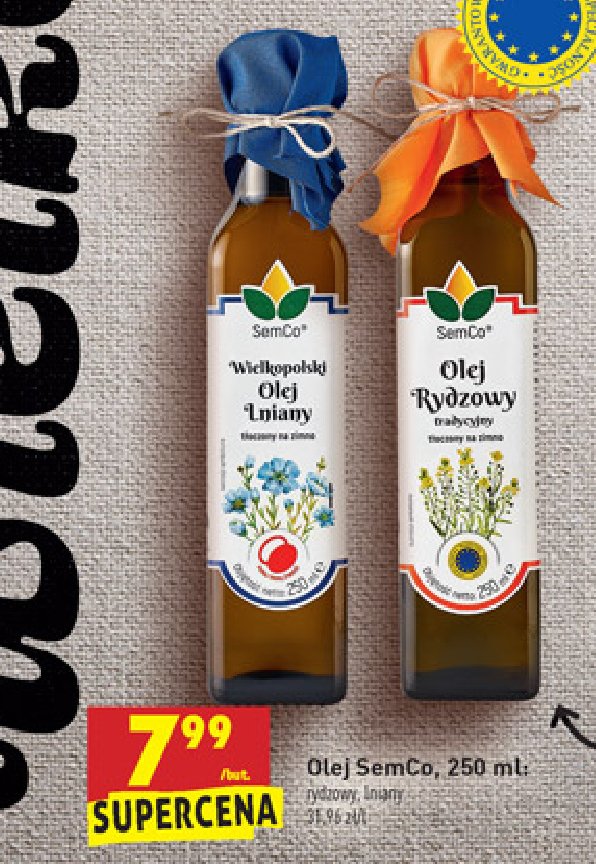 Olej lniany Semco promocja