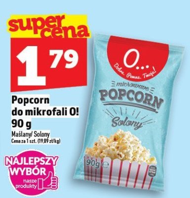 Popcorn do mikrofali Q! 90 g promocja w TOPAZ