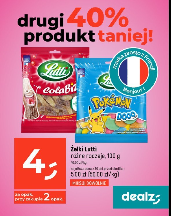 Żelki pokemon LUTTI promocja