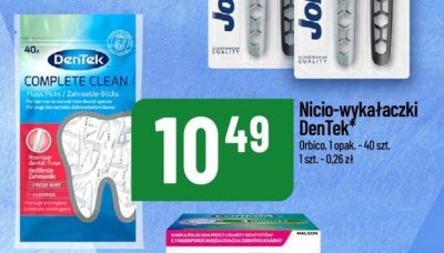 Nić dentystyczna Complete Clean DenTek promocja w POLOmarket