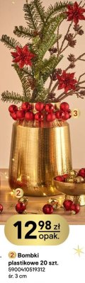 Bombki plastikowe 20 szt. promocja w Castorama