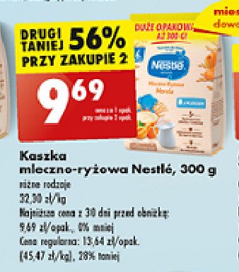 Kaszka mleczno-ryzowa morela Nestle kaszka promocja