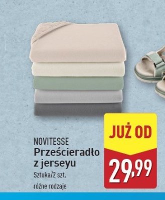 Prześcieradło z jerseyu 140-160 x 200 cm Novitesse promocja