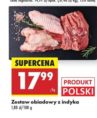 Zestaw obiadowy z indyka promocja