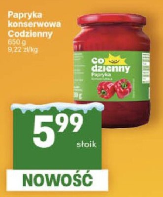 Papryka konserwowa Codzienny promocja w Delikatesy Centrum
