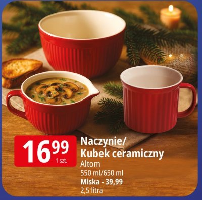 Naczynie/Kubek ceramiczny Altom promocja w Leclerc