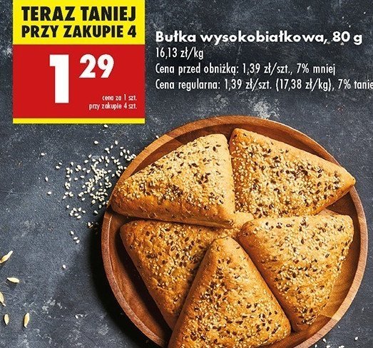 Bułka wysokobiałkowa promocja