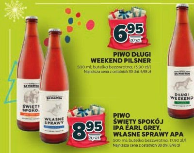 Piwo Długi weekend pilsner promocja w Stokrotka