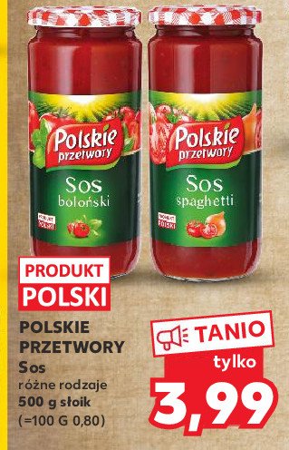 Sos boloński Polskie przetwory promocja