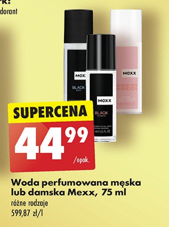 Dezodorant Mexx black men promocja