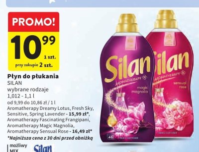 Płyn do płukania Silan Aromatherapy promocja w Intermarche