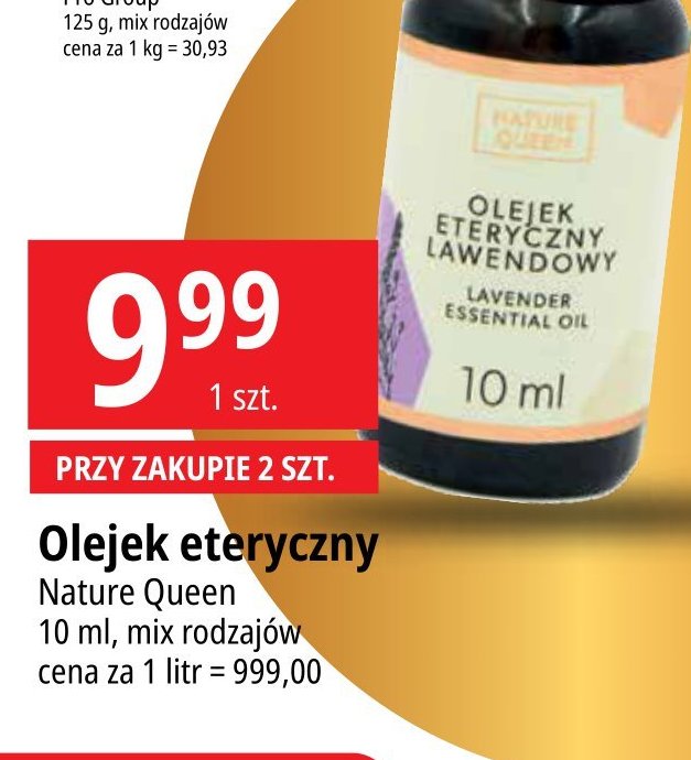 Olejek eteryczny lawendowy NATURE QUEEN promocja