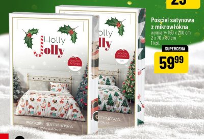 Pościel satynowa z mikrowłókna wymiary 160 x 200 cm, 2 x 70 x 80 cm promocja w POLOmarket