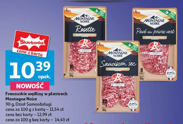 Salami z zielonym pieprzem Montagne noire promocja