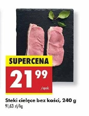 Steki cielęce bez kości promocja