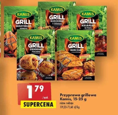 Przyprawa skrzydełka ogniste Kamis grill promocja