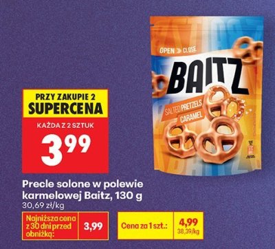 Precle solone w polewie karmelowej Baitz, 130 g promocja w Biedronka