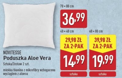 Poduszka aloe vera 40 x 40 cm Novitesse promocja