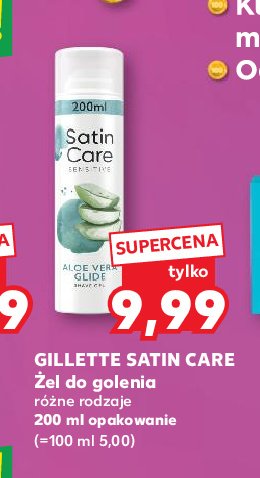 Żel do golenia sensitive skin Gillette satin care promocja