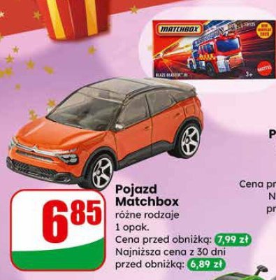 Pojazd Matchbox różne rodzaje promocja w Dino