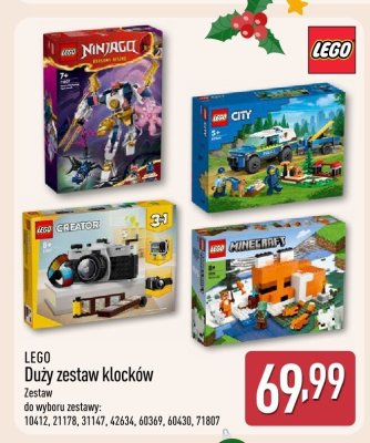 Duży zestaw klocków LEGO promocja w Aldi
