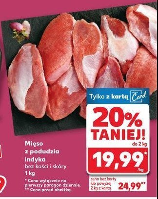 Mi臋so z podudzia indyka bez ko艣ci i sk贸ry promocja