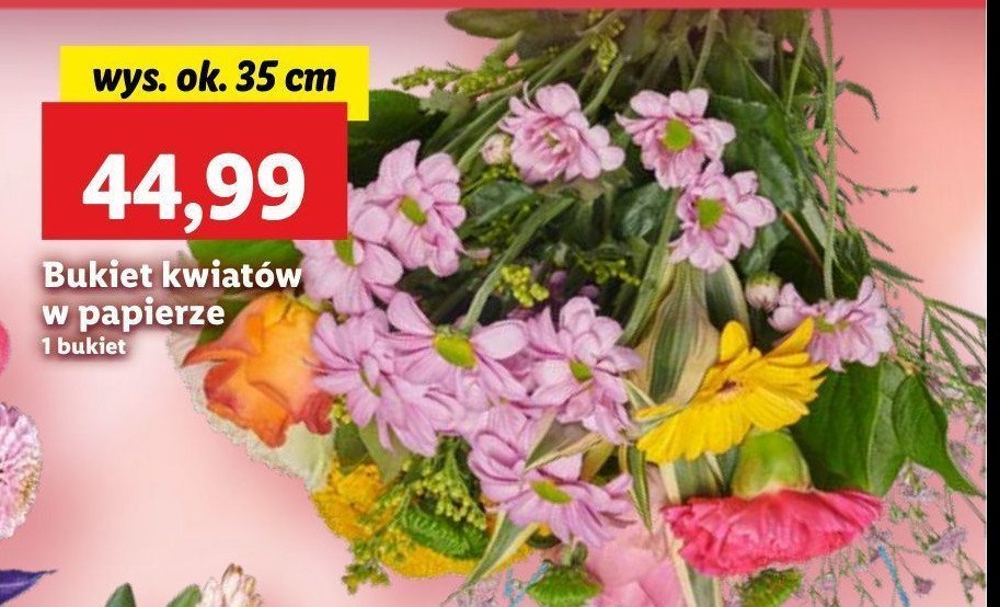 Bukiet kwiatów 35 cm promocja