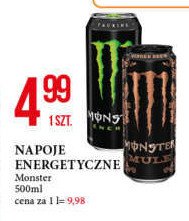 Napój energetyczny Monster energy mule promocja