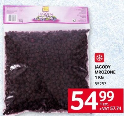 Jagody mrożone promocja w Selgros