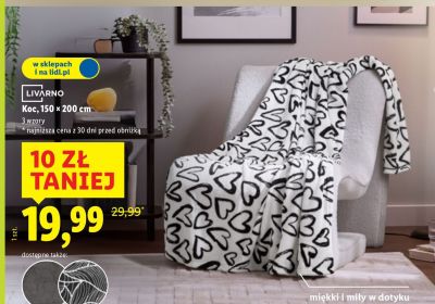 Koc 150x200cm promocja w Lidl