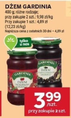 Dżem Gardinia 400 g różne rodzaje promocja w Stokrotka