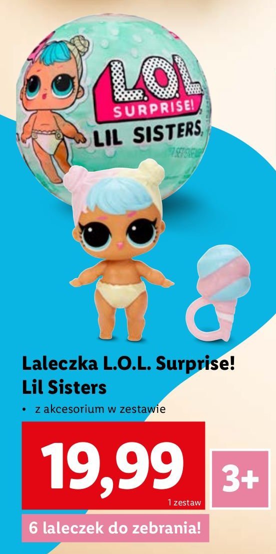 Laleczka lil sisters Lol surprises promocja w Lidl