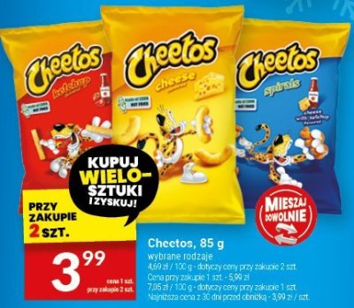 Cheetos, 85 g promocja w Twój Market