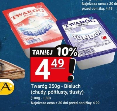 Twaróg półtłusty Mleczna polana promocja w Hitpol