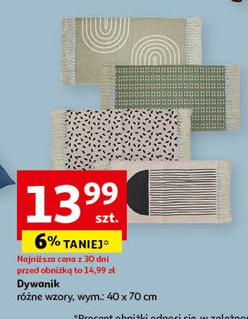 Dywanik 40 x 70 cm Actuel promocja w Auchan