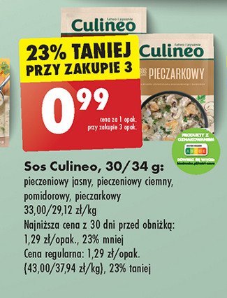 Sos pomidorowy Culineo promocja