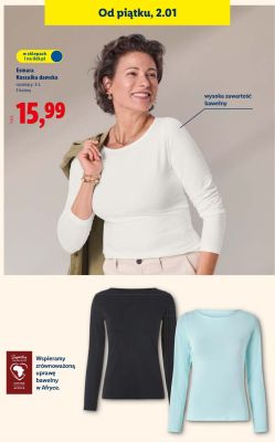 Koszulka damska Esmara promocja w Lidl