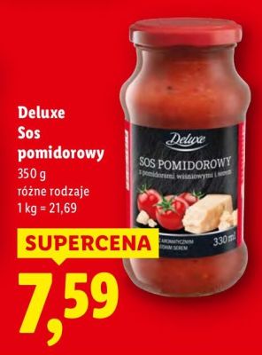 Sos pomidorowy Deluxe promocja w Lidl